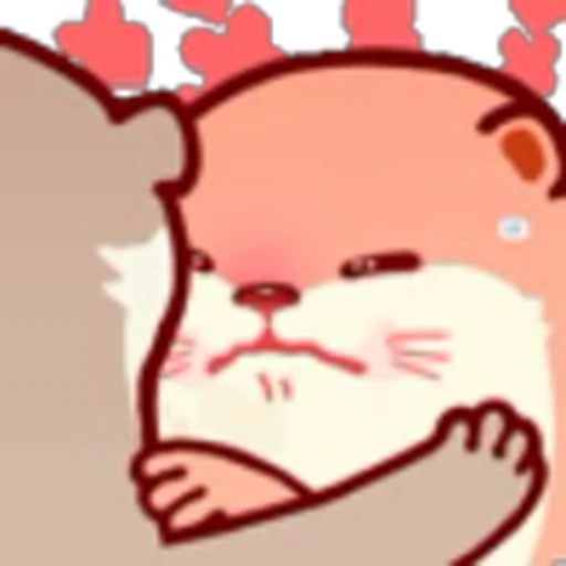 ❤️ Эмодзи «Pink Otter» для Telegram