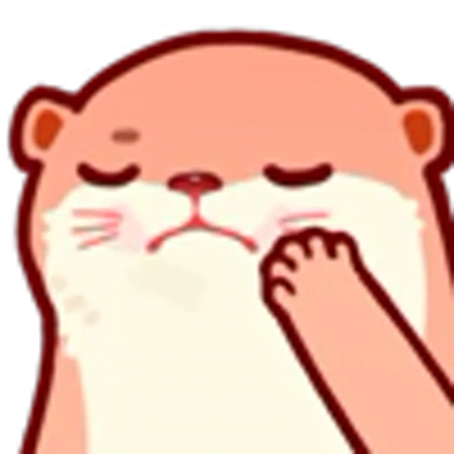 🤨 Эмодзи «Pink Otter» для Telegram