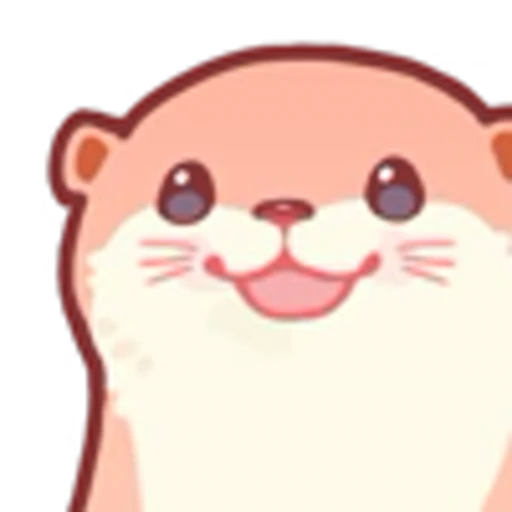 😃 Эмодзи «Pink Otter» для Telegram