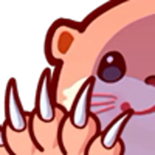 😡 Эмодзи «Pink Otter» для Telegram