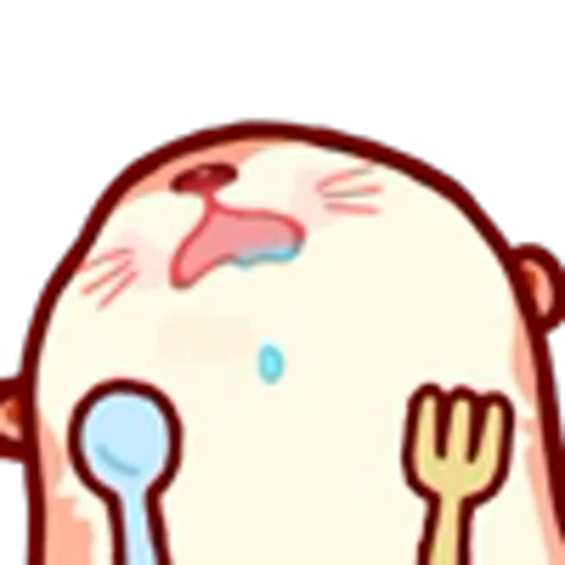 🤤 Эмодзи «Pink Otter» для Telegram