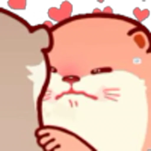 ❤️ Эмодзи «Pink Otter» для Telegram