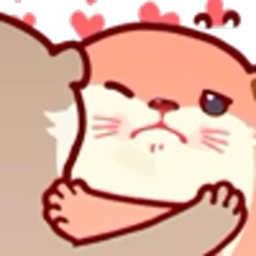 ❤️ Эмодзи «Pink Otter» для Telegram