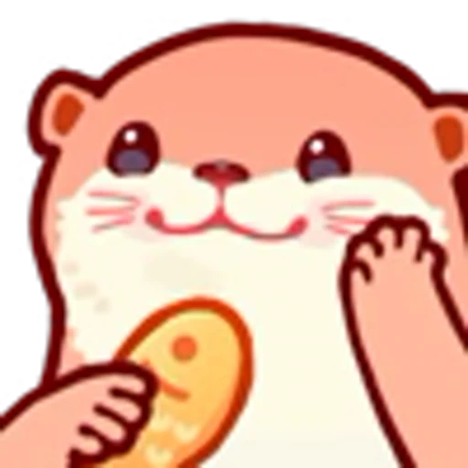 🤤 Эмодзи «Pink Otter» для Telegram