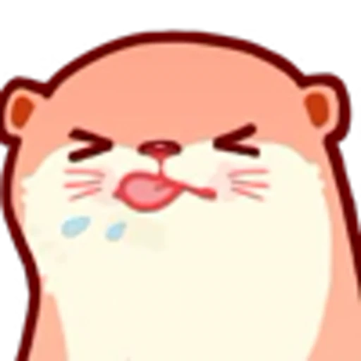 😝 Эмодзи «Pink Otter» для Telegram