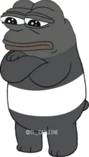 🙁 Стикер «Pink Pepe» для Telegram