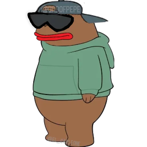😎 Стикер «Pink Pepe» для Telegram
