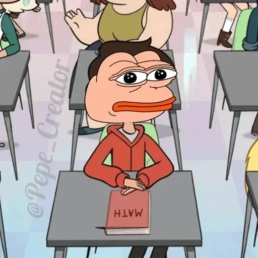 😫 Стикер «Pink Pepe» для Telegram