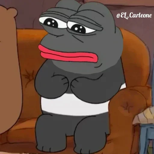 😠 Стикер «Pink Pepe» для Telegram