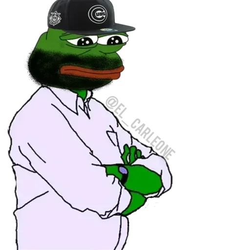 😕 Стикер «Pink Pepe» для Telegram