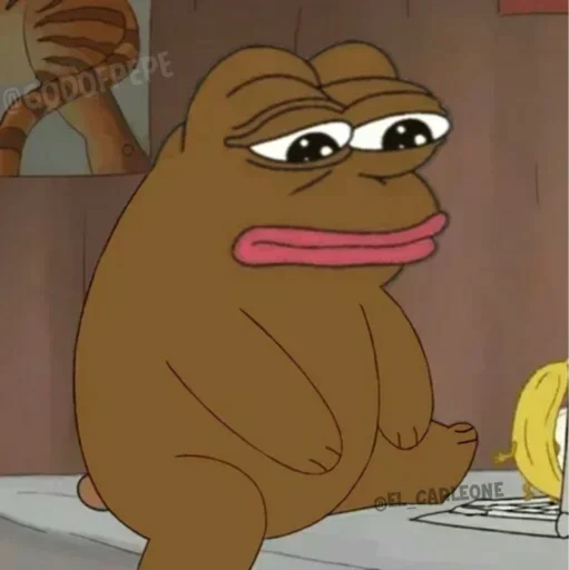 🙁 Стикер «Pink Pepe» для Telegram