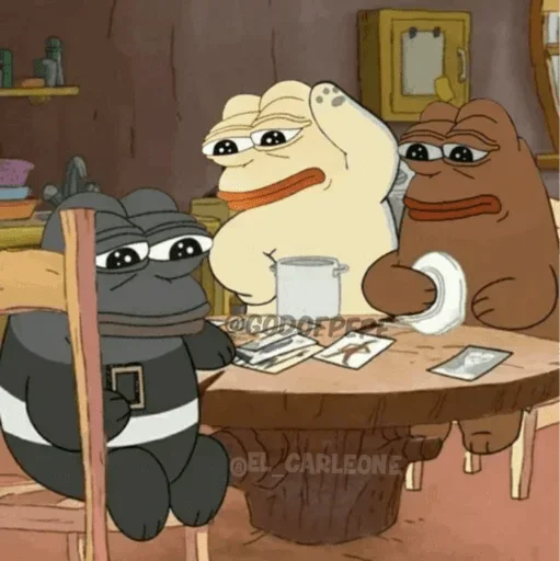 😕 Стикер «Pink Pepe» для Telegram