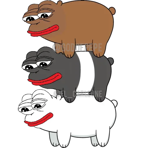 😕 Стикер «Pink Pepe» для Telegram