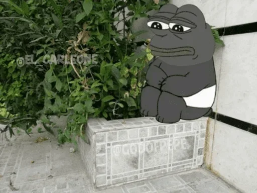 😜 Стикер «Pink Pepe» для Telegram