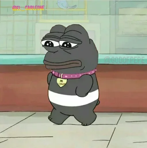 😟 Стикер «Pink Pepe» для Telegram