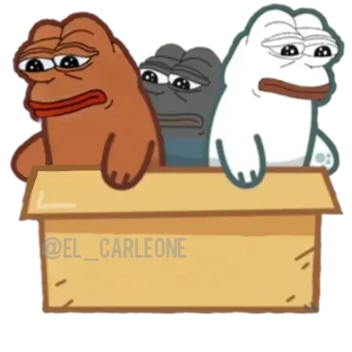 😕 Стикер «Pink Pepe» для Telegram