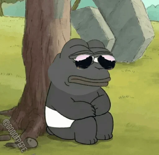 😕 Стикер «Pink Pepe» для Telegram