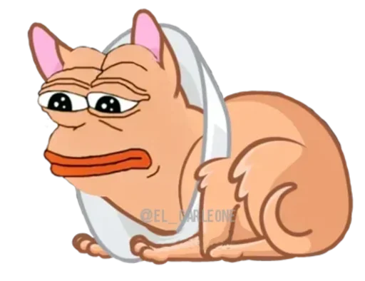🙁 Стикер «Pink Pepe» для Telegram