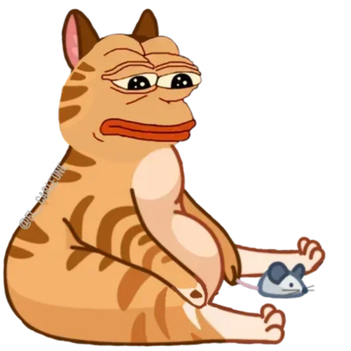 😟 Стикер «Pink Pepe» для Telegram