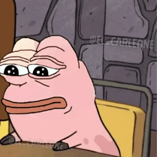 🙁 Стикер «Pink Pepe» для Telegram