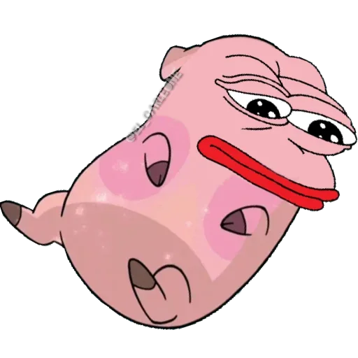 😟 Стикер «Pink Pepe» для Telegram