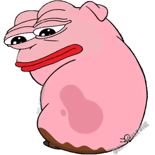 😏 Стикер «Pink Pepe» для Telegram