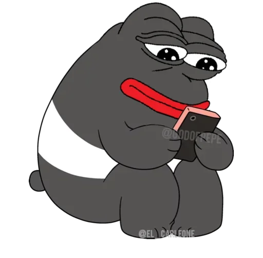 😥 Стикер «Pink Pepe» для Telegram