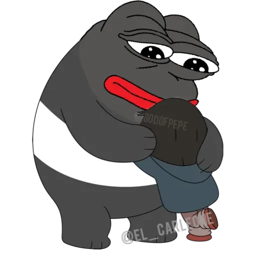 😪 Стикер «Pink Pepe» для Telegram