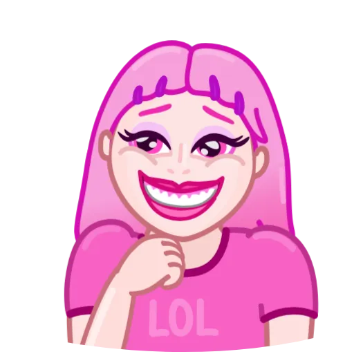 Стикерпак Pink Petty для Telegram — скачать