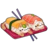 🍣 Эмодзи «໒꒰ྀི∩˃ ᵕ ˂∩꒱ྀི১» для Telegram