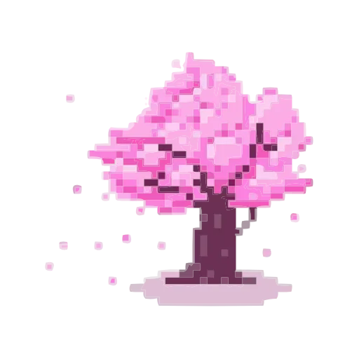 Стикер 33 Pink Pixel