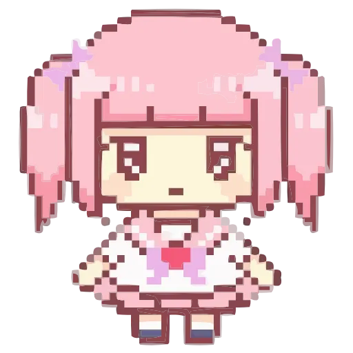 Стикер 38 Pink Pixel
