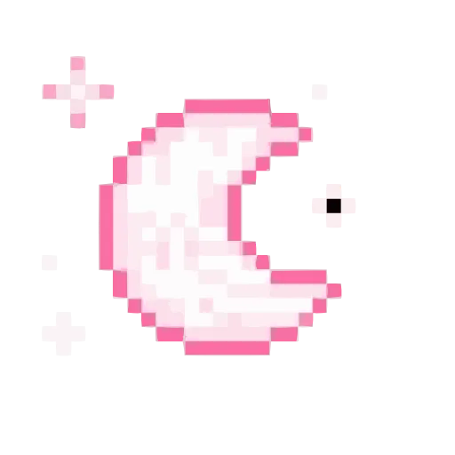 Стикер 21 Pink Pixel
