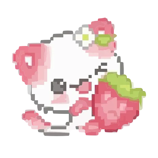 Стикер 36 Pink Pixel