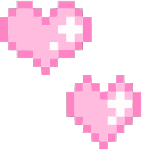 Стикер 9 Pink Pixel