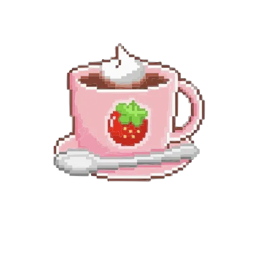 Стикер 4 Pink Pixel