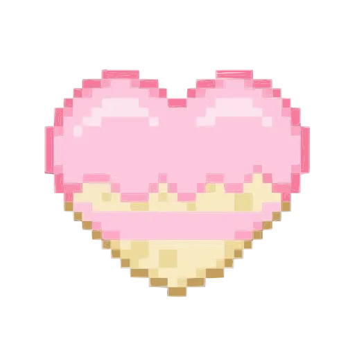 Стикер 7 Pink Pixel