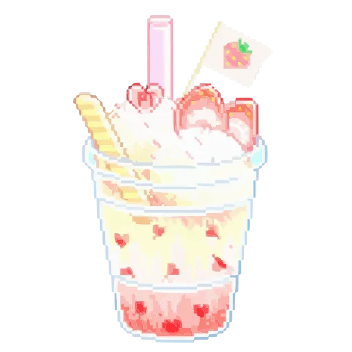 Стикер 18 Pink Pixel
