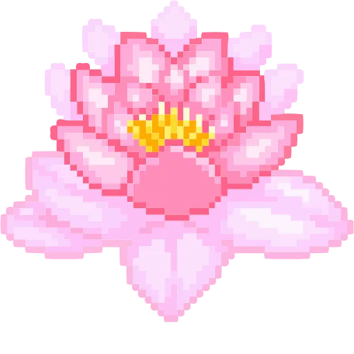 Стикер 10 Pink Pixel