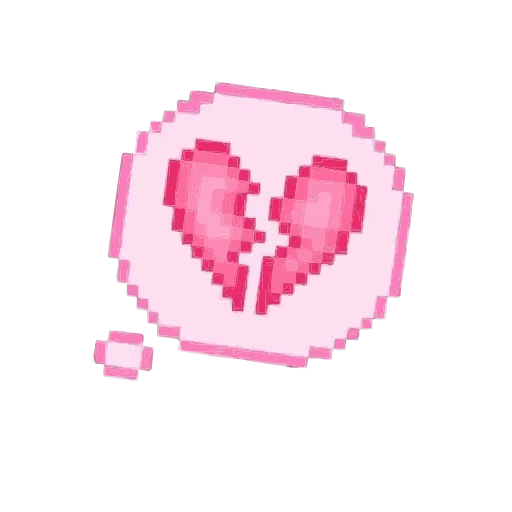 Стикер 22 Pink Pixel