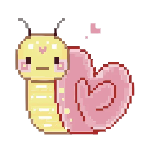 Стикер 40 Pink Pixel