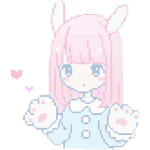 Стикер 13 Pink Pixel
