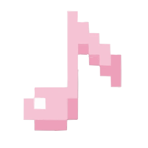 Стикер 28 Pink Pixel