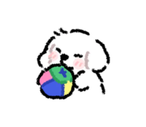 🏀 Стикер «Добрая Собака» для Telegram
