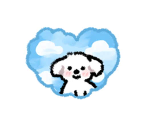 ❤️ Стикер «Добрая Собака» для Telegram
