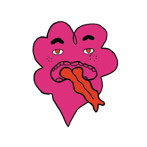 🤭 Стикер «Pink Puff» для Telegram