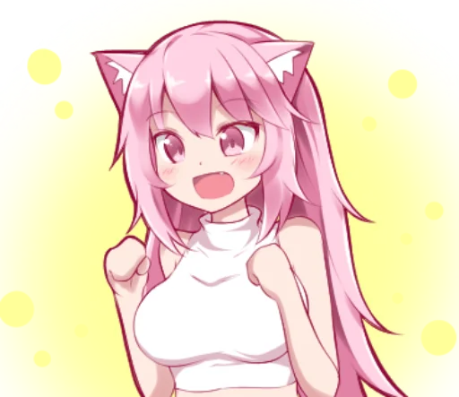 😄 Стикер «PinkPuni» для Telegram