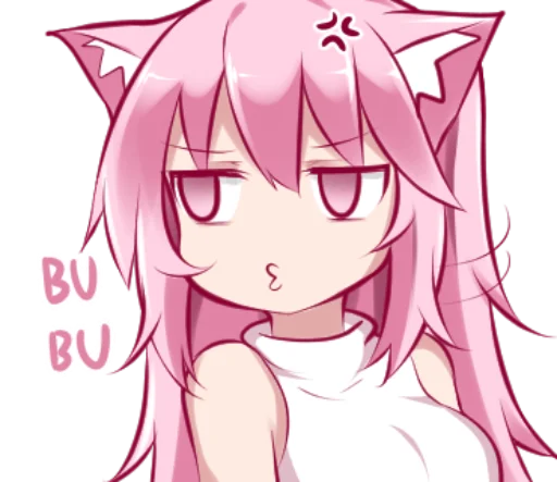 💢 Стикер «PinkPuni» для Telegram