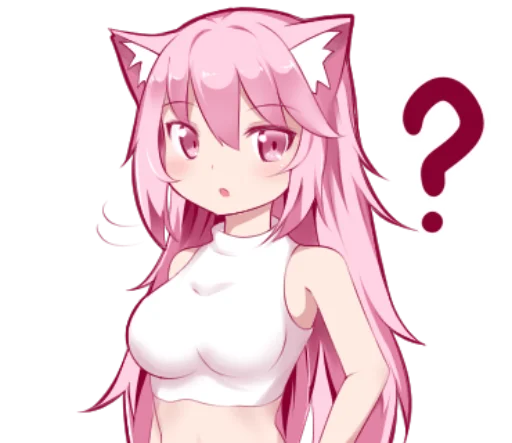 🤔 Стикер «PinkPuni» для Telegram