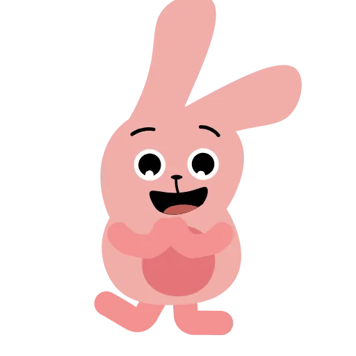😗 Стикер «Pink Rabbit» для Telegram